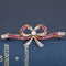 Antique Diamond & Ruby Bow Brooch