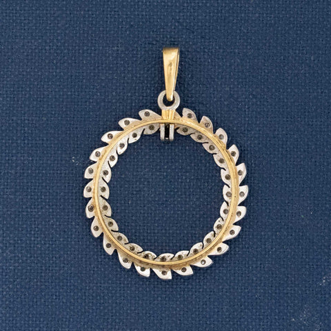Antique Diamond Wreath Pendant