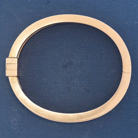 Antique Double Gold Bangle, French
