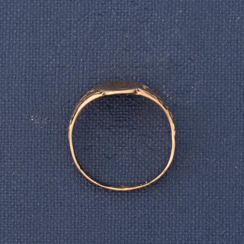 Antique EJ Petite Signet Ring