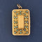 Antique English Floral Vinaigrette Pendant