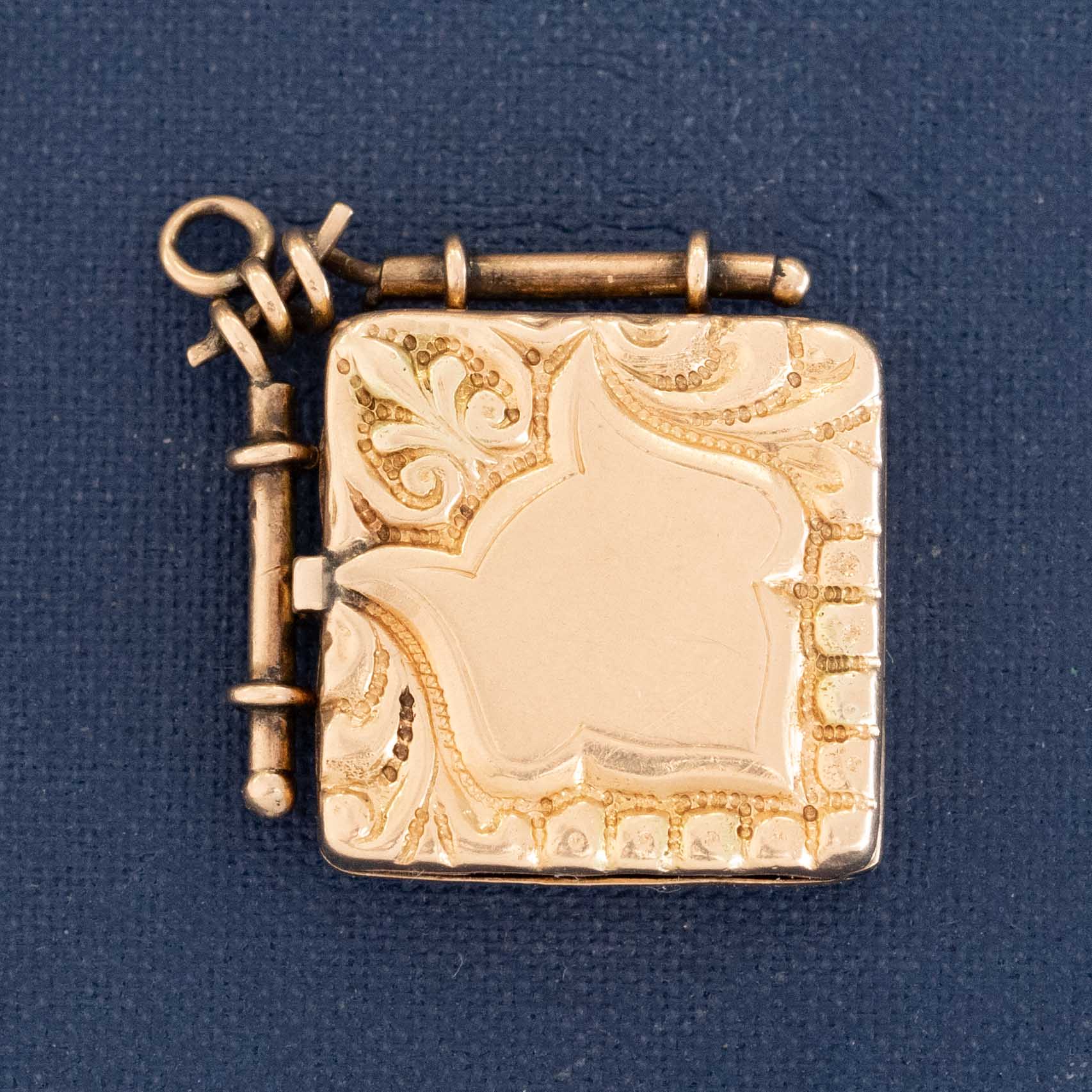 Antique Engraved Fox Locket