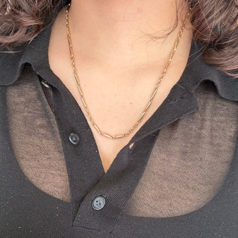 Antique Fancy Link Necklace
