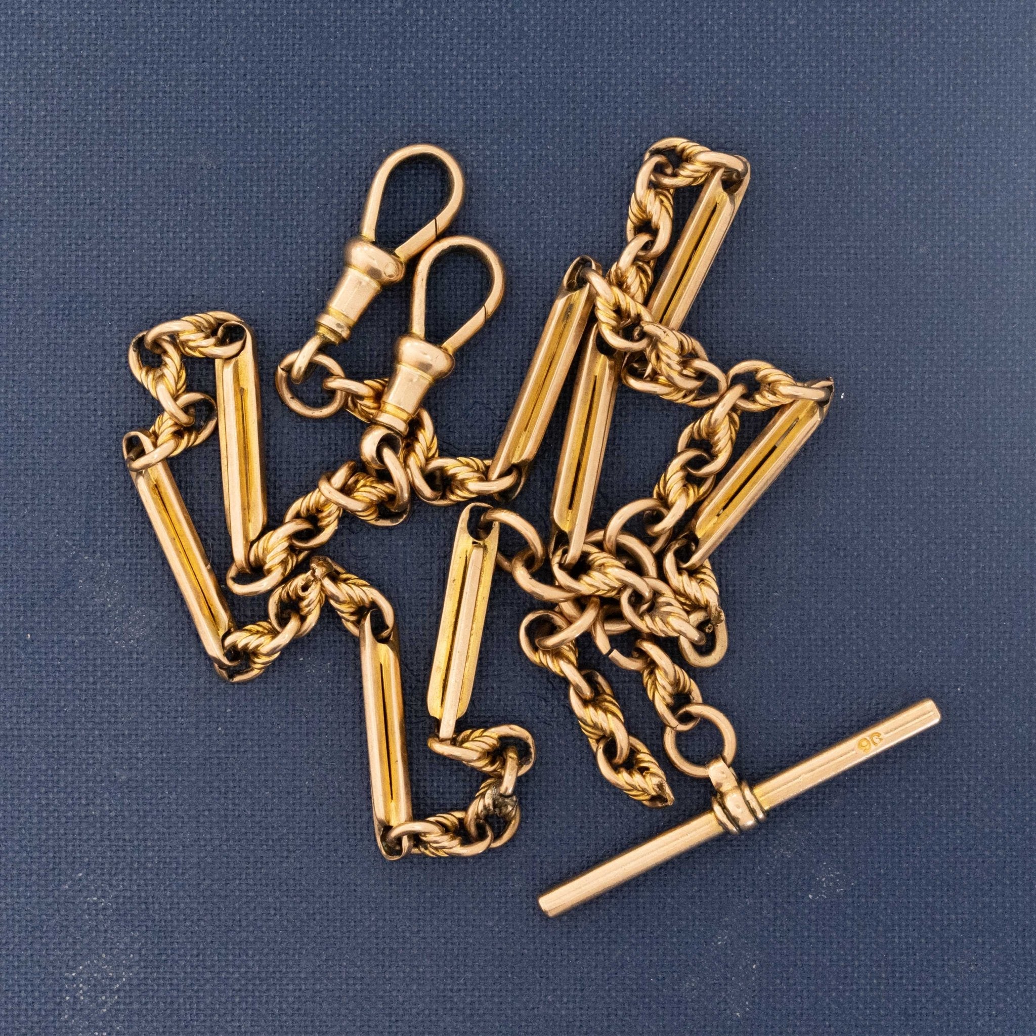 Antique Fancy Link Watch Chain
