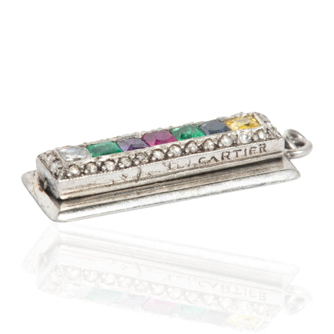 Antique Gemstone "DEAREST" Acrostic Charm, by Cartier