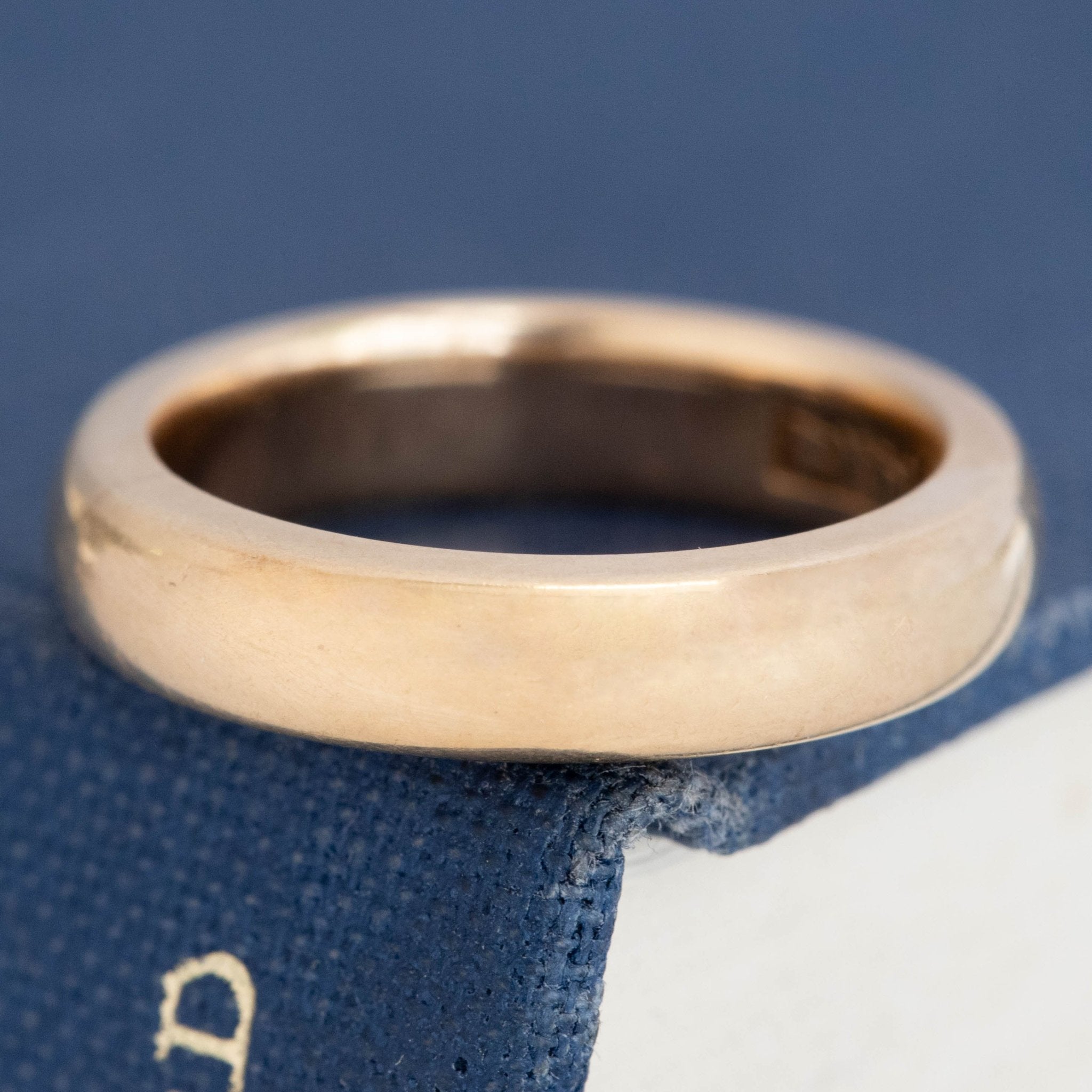 Antique Gold Band, 4mm