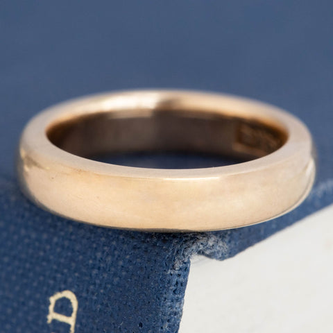 Antique Gold Band, 4mm