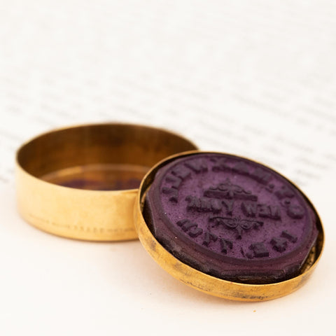 Antique Gold Charrm/Pendant Address Stamp by Tiffany & Co.