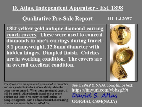 Antique Gold Coach Covers
