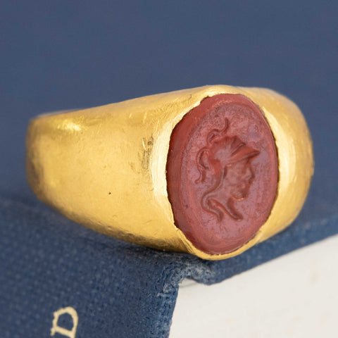 Antique High Karat Intaglio Ring