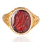 Antique Intaglio Sardonyx Poison Ring