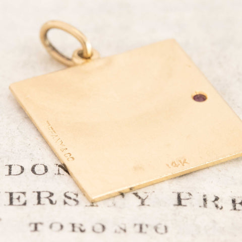 Antique July 4th 1926 Calendar Charm by Tiffany & Co.