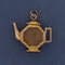 Antique Onyx & Tigers Eye Tea Pot Pendant