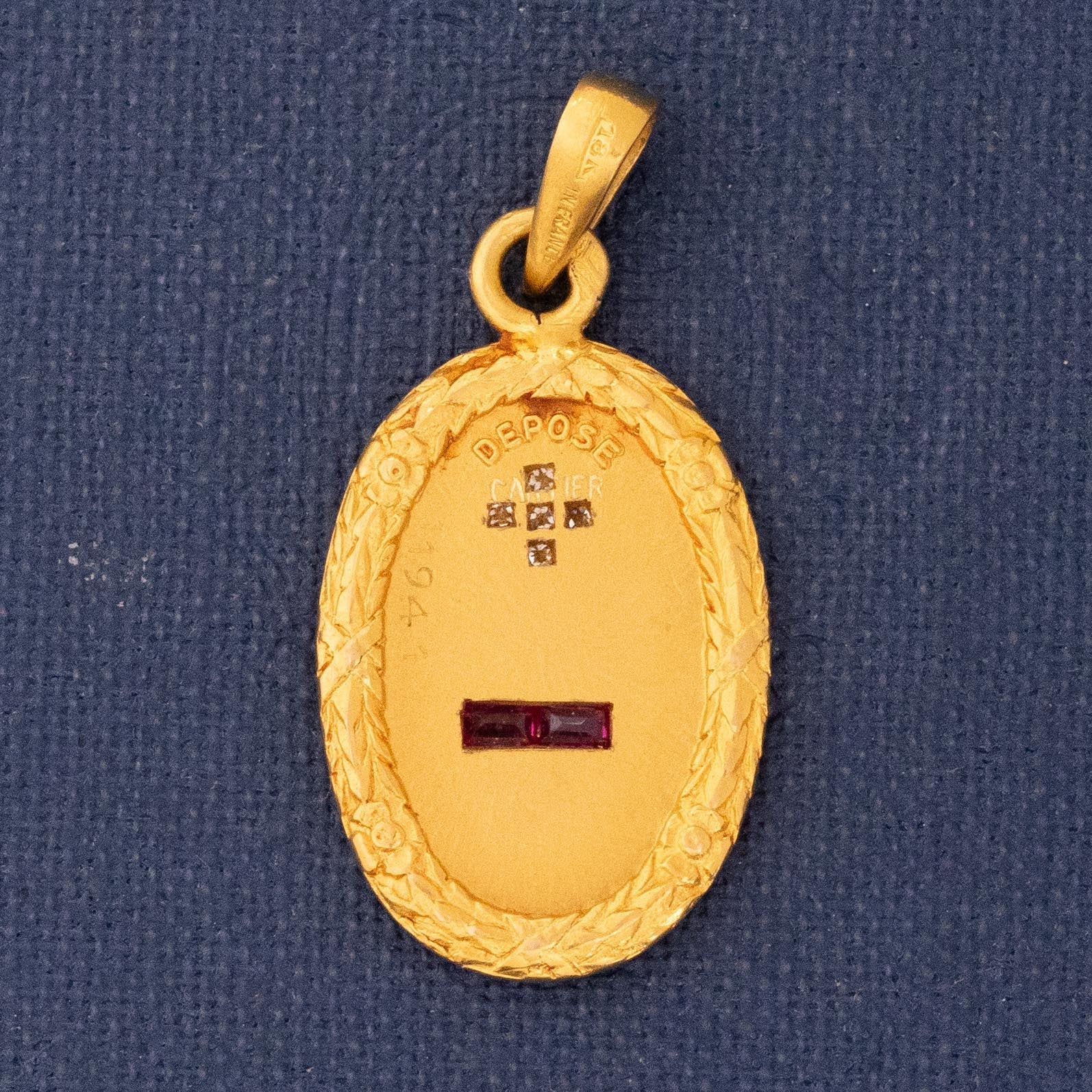 Antique Qu'hier Que Demain Love French Pendant, by Cartier