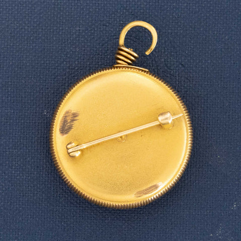 Antique Retractable Chain Pencil or Pince-Nez FOB brooch by Ketchum & MacDougall