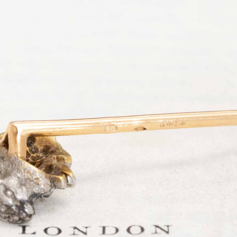 Antique Retractable Chain Pencil or Pince-Nez FOB brooch by Ketchum & MacDougall