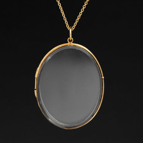 Antique Rock Crystal Locket