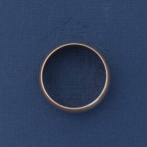 Antique Rose Gold Band, 7.70mm Wide