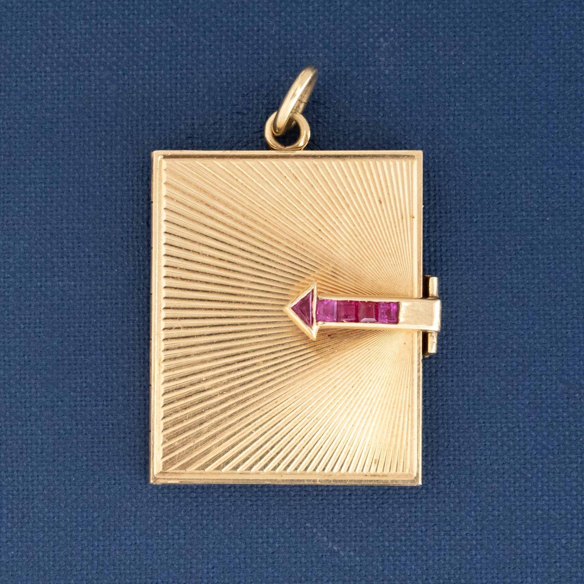 Antique Ruby Arrow Locket, by Tiffany & Co.