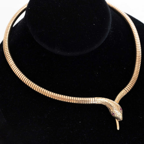 Antique Serpent Collar, English