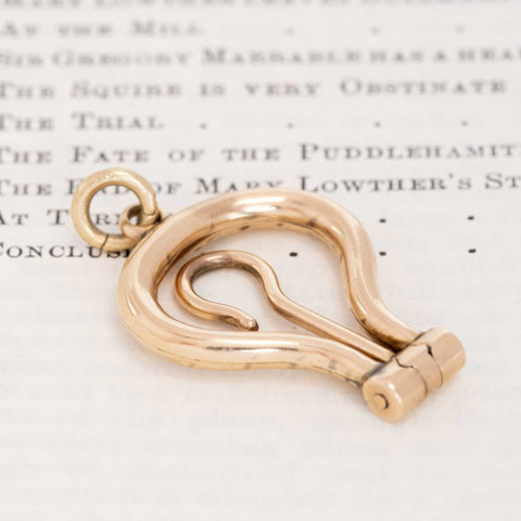 Antique Tuxedo Hook Pendant