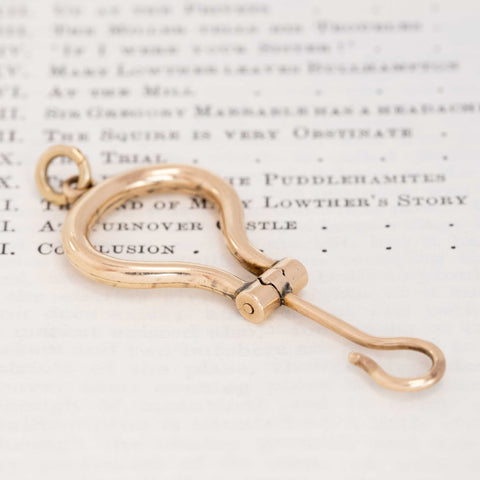 Antique Tuxedo Hook Pendant