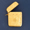 Antique French floral engraved vesta matchstick case pendant in 18kt yellow gold