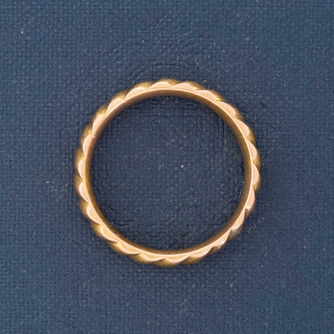 Antique Victorian Twist Wedding Band