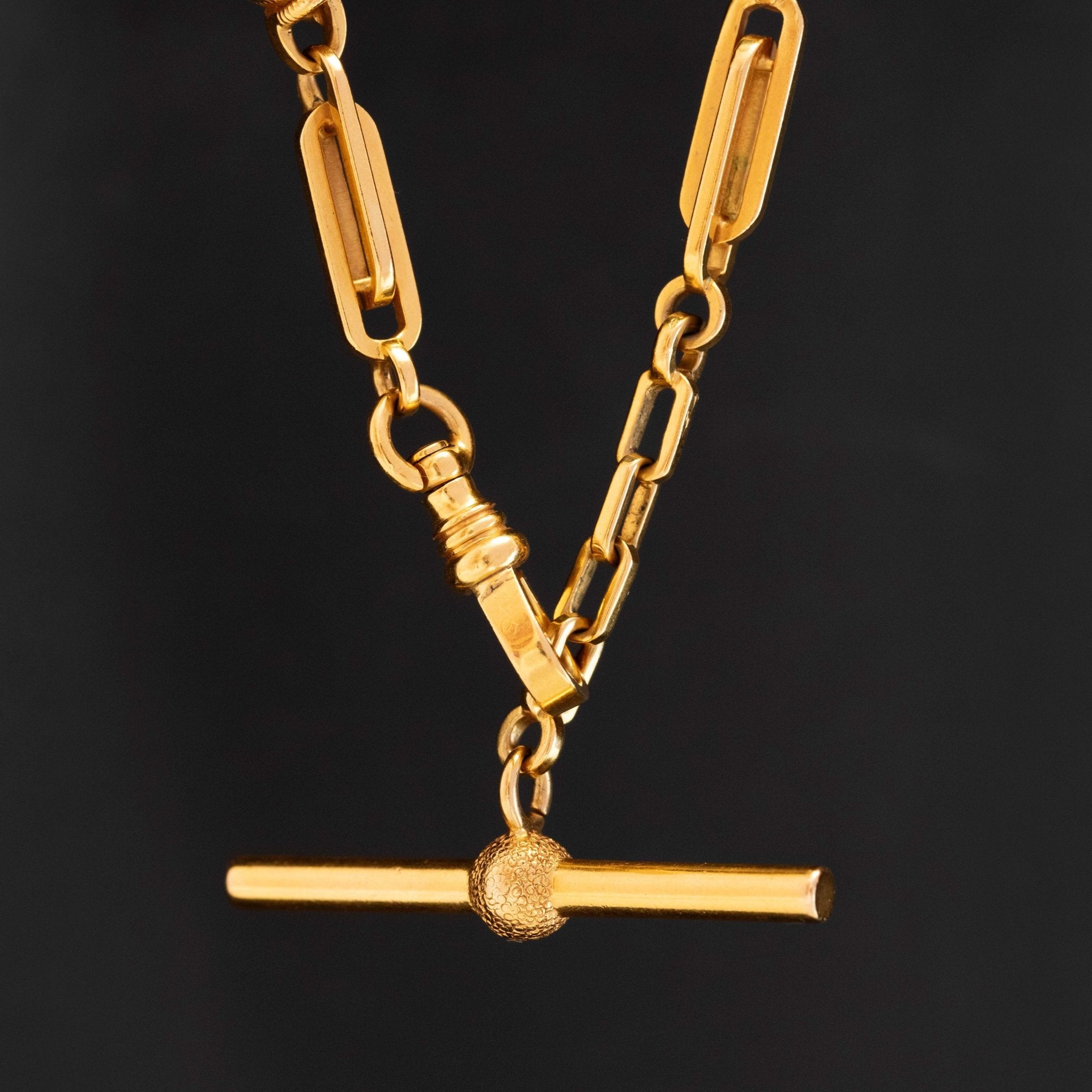 Antique Watch Chain Necklace