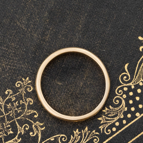 Antique Wedding Band, 3.4mm