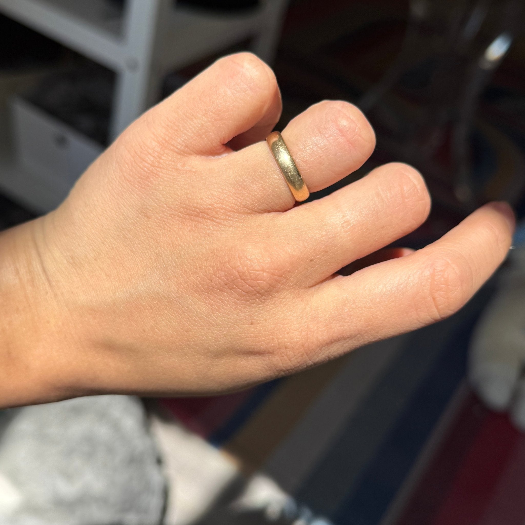 Antique Wedding Band, 4mm