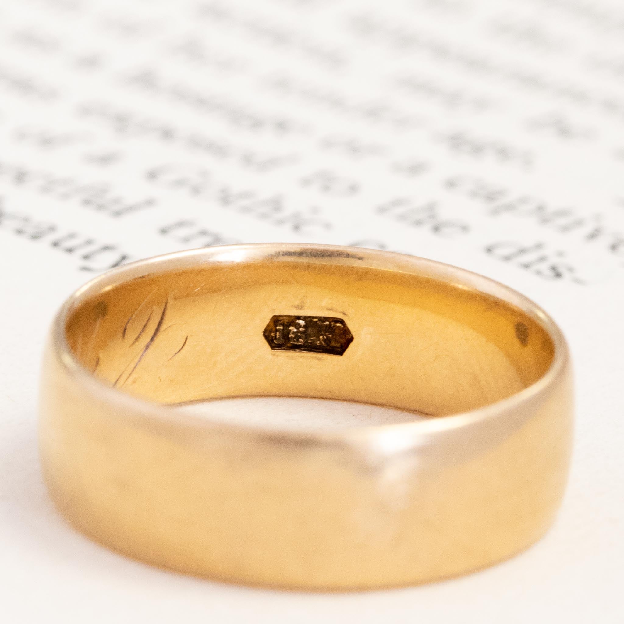 Antique Wedding Band, 6.25mm