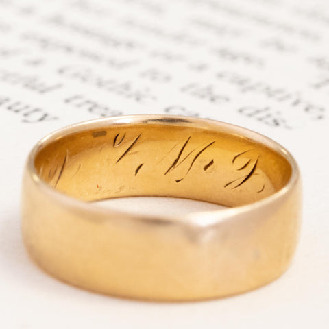 Antique Wedding Band, 6.25mm