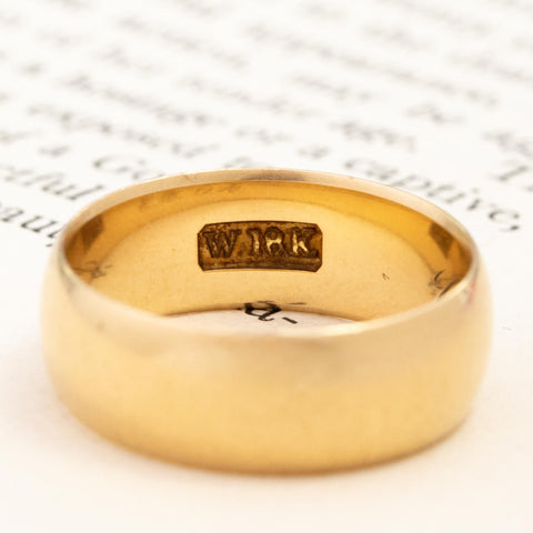 Antique Wedding Band, 6.9mm