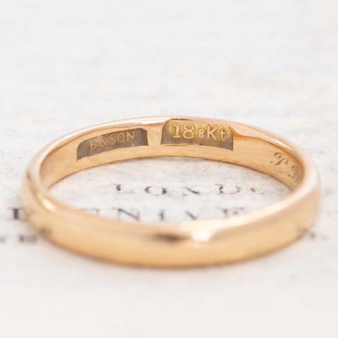 Antique Wedding Band, c. 1913