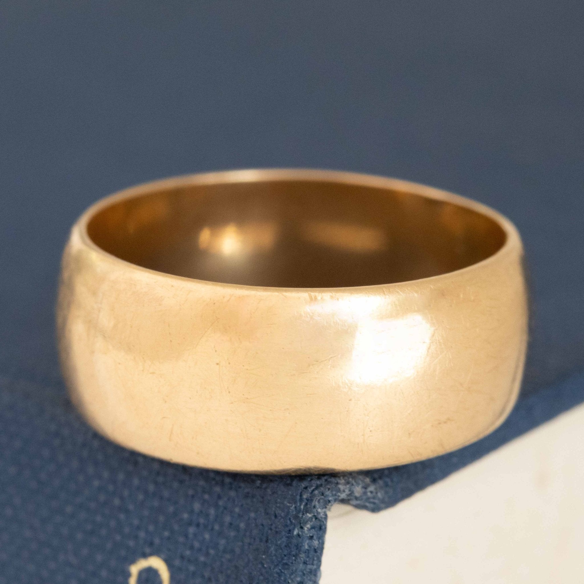 Antique Wide Gold Band