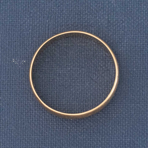 Antique Wide Wedding Band, 5.9mm