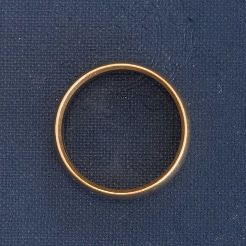 Antique Wide Wedding Band, 7.15mm