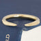 "Arc" Wedding Band in Yellow Gold, antique-inspired one-of-a-kind wedding band