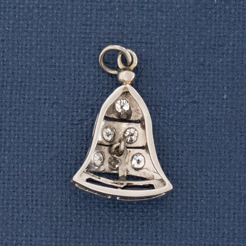 Art Deco Diamond Articulating Bell Charm