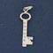 Art Deco Diamond Key Charm