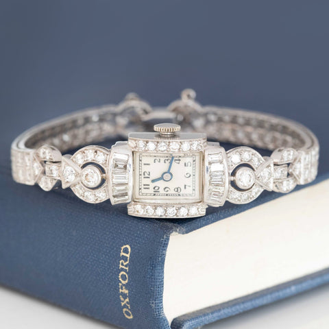 Art Deco Diamond Ladies Watch, By Blancpain