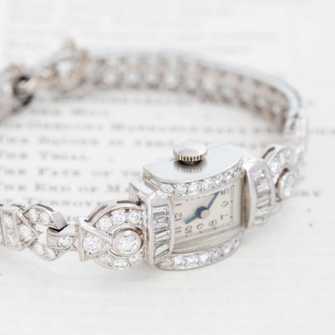 Art Deco Diamond Ladies Watch, By Blancpain