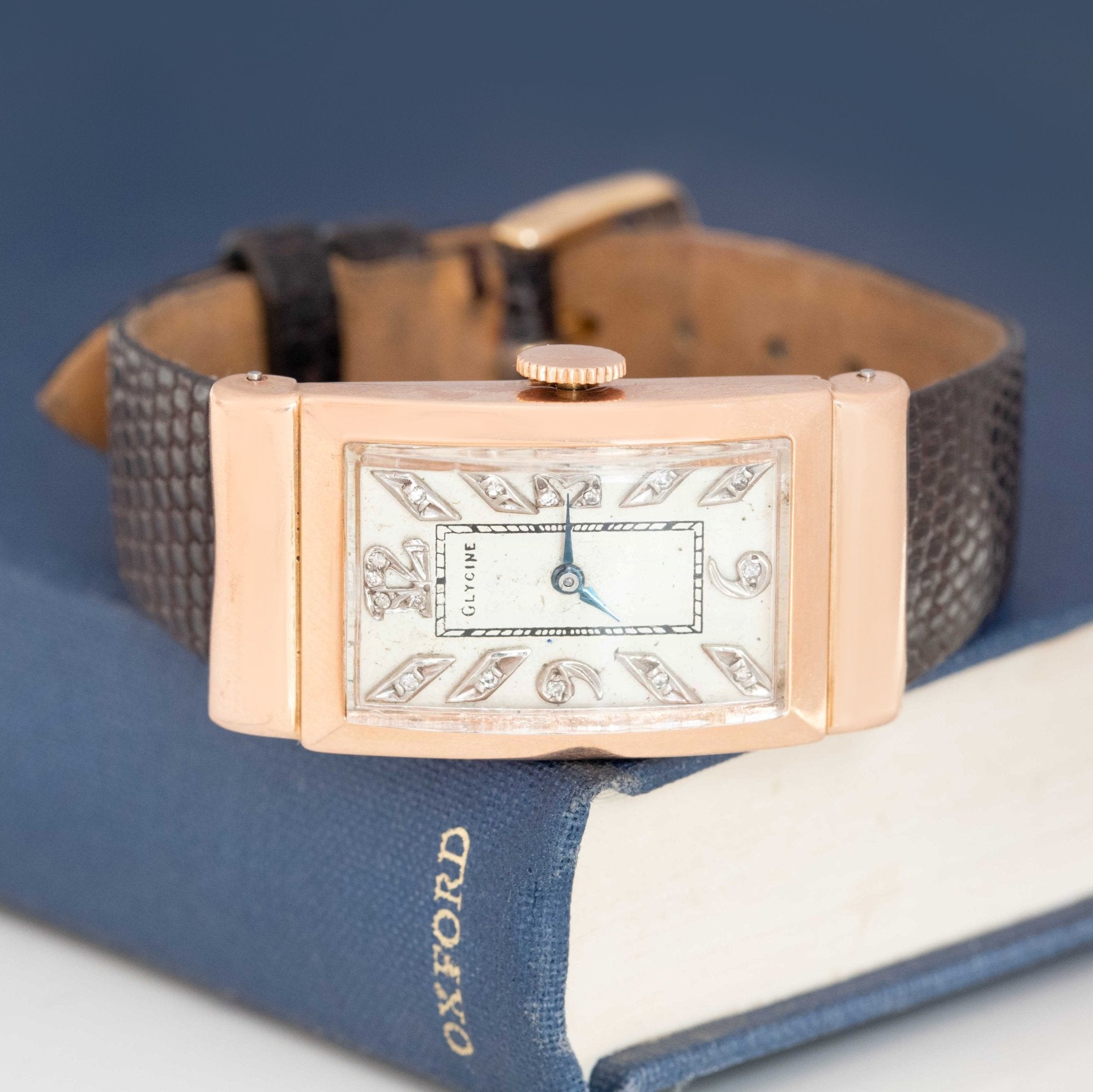 Art Deco Diamond Watch, by Glycine