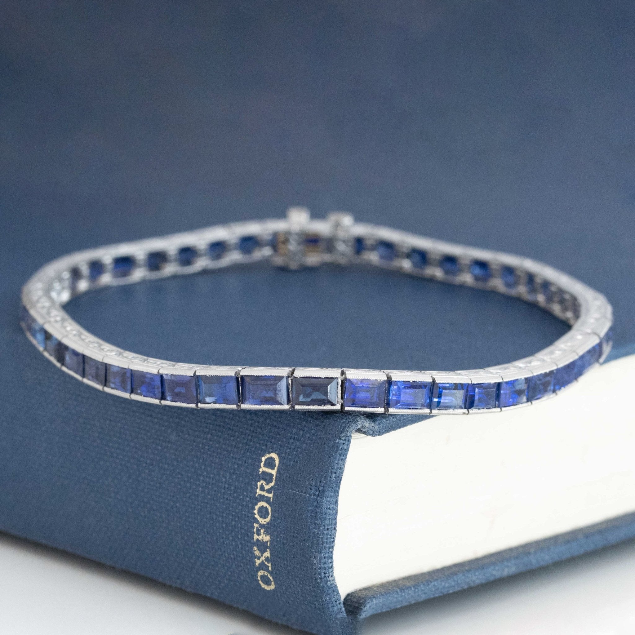 Art Deco Sapphire Line Bracelet, by Tiffany & Co.