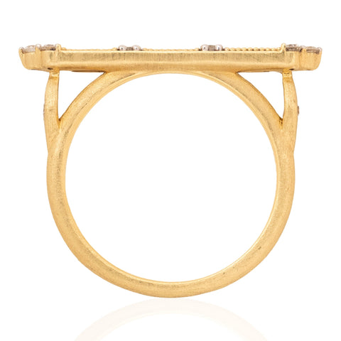 Baguette Bar Ring, by Jude Frances