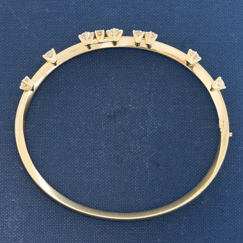 1.13ctw Barre Floating Diamond Bracelet, by Hearts On Fire