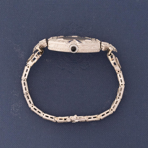 Belle Epoque Edwardian Diamond & Sapphire Ladies Watch