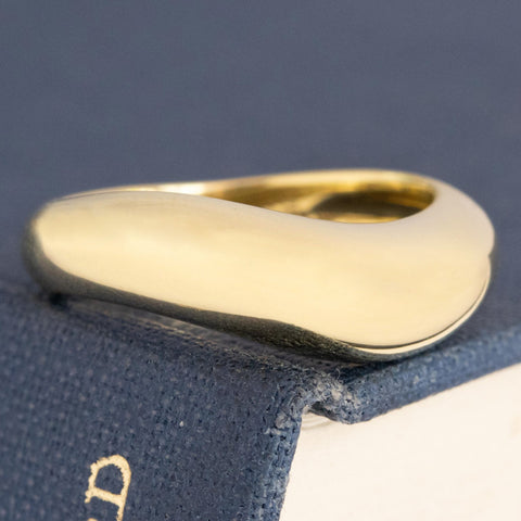 Curved "Arc" Gold Band