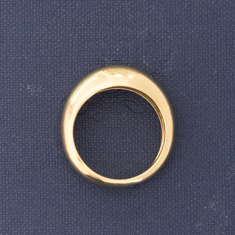 Curved "Arc" Gold Band